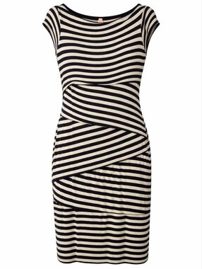 Navy And Cream Bailey 44 Dress